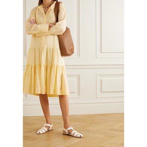 NWT Joseph Pale Yellow Ramie Dress, size 34 - fits like XS ish